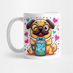 Worlds Best Farter I Mean Father Funny Fathers Day dog Dad Mug